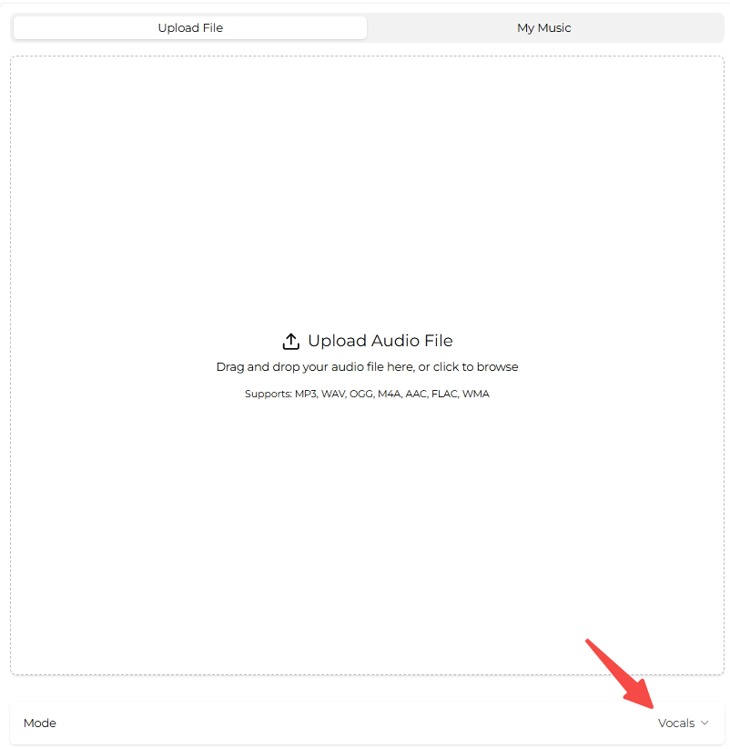 Choose separation mode