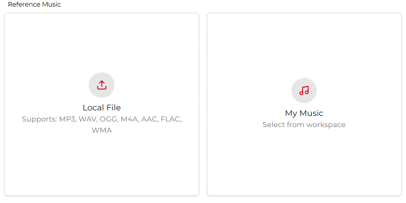 Select reference track